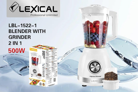 Lexical Blender with Grinder 2 in 1 – 500W (LBL-1522-1)