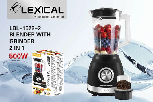Lexical Blender with Grinder 2 in 1 – 500W (LBL-1522-2)