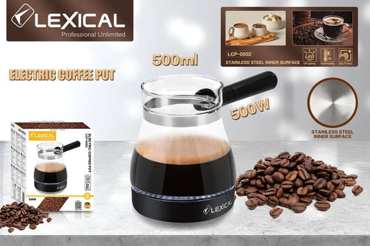 Lexical Electric Coffee Pot LCP-0502 – 500W | 500ml