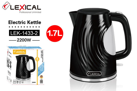 Lexical Electric Kettle LEK-1433-2 – 2200W | 1.7L