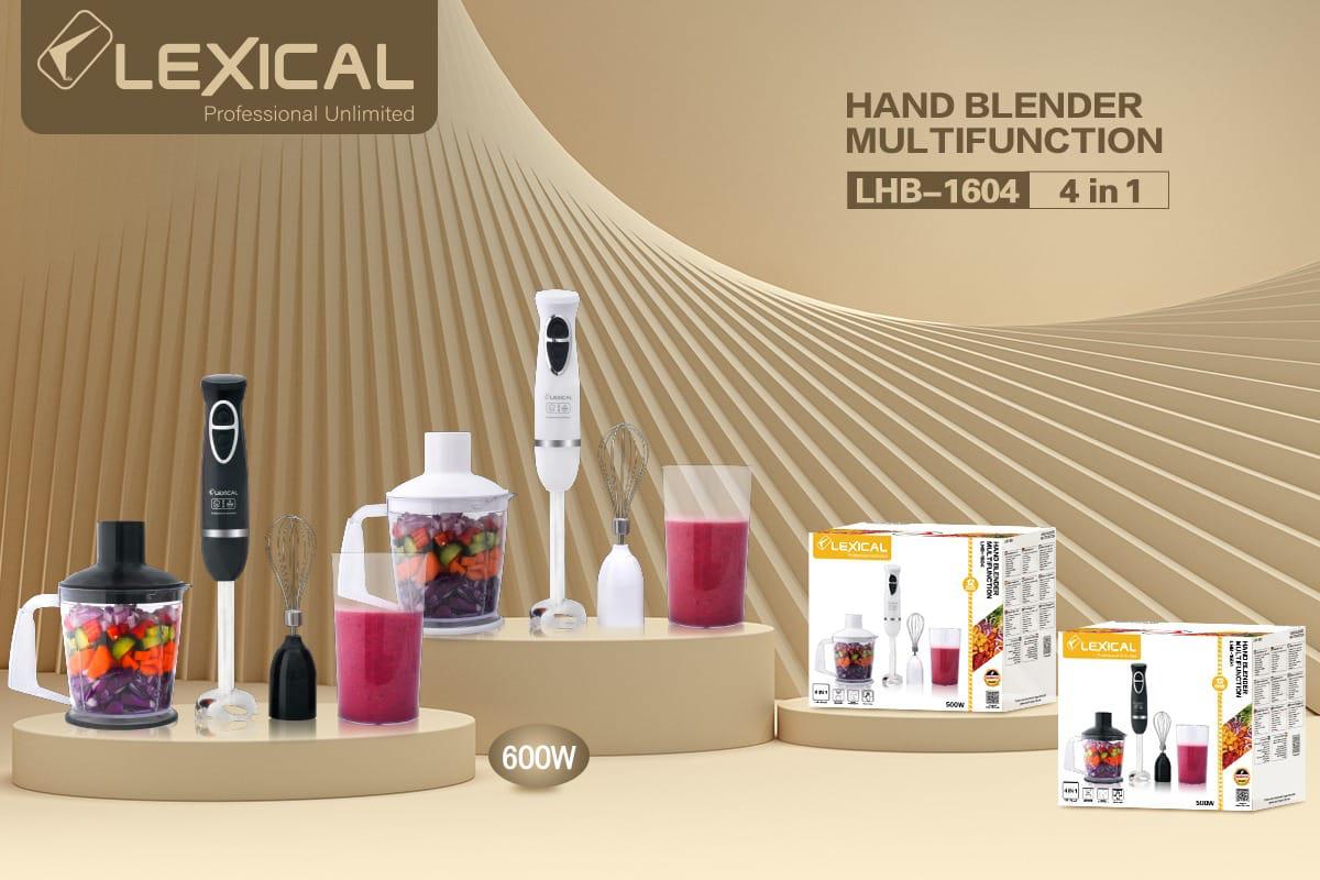خلاط يدوي متعدد الوظائف ليكسيكال LHB-1604 – 4 في 1 – 600 واط