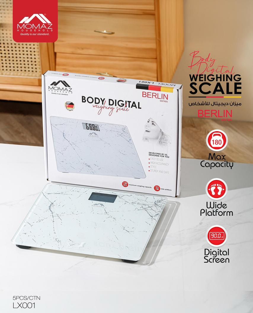 Berlin Series Body Digital Weighing Scale | Momaz