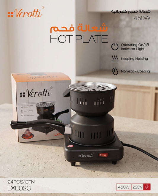 Verotti Hot Plate – 450W, 220V