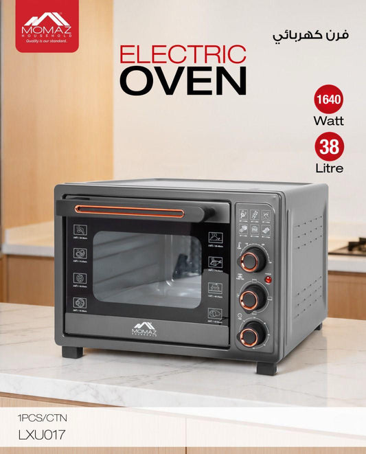 Momaz Electric Oven – 38L 1640W (LXU017)