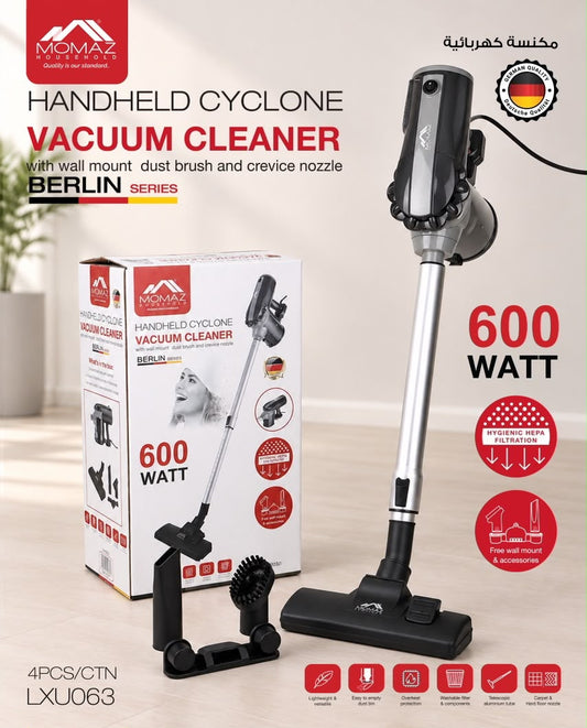 Momaz – Berlin Series Handheld Cyclone Vacuum Cleaner – 600W