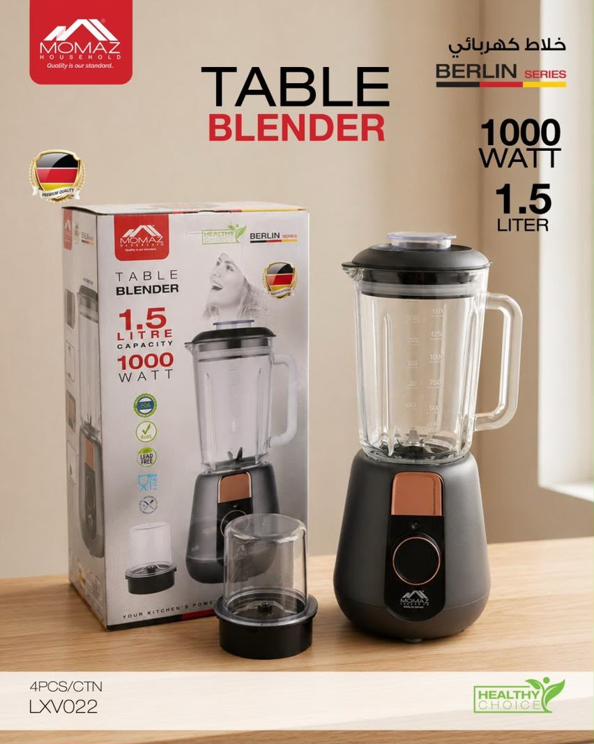 MOMAZ Berlin Series Table Blender – 1000W | 1.5L