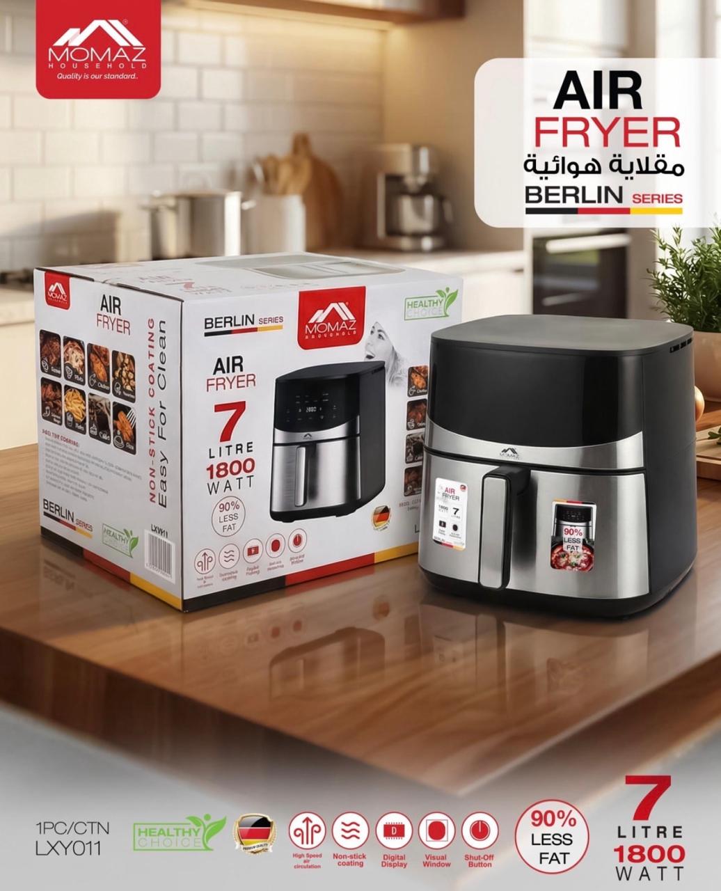 Momaz Berlin Series Air Fryer – 7L