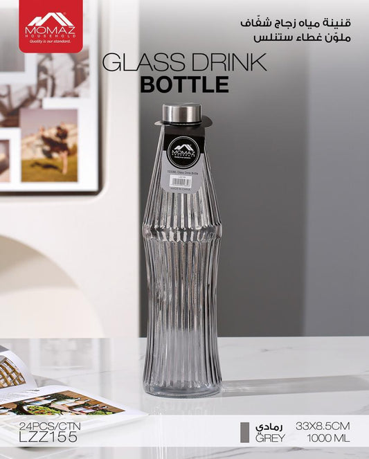 Momaz Glass Drink Bottle 1000ml