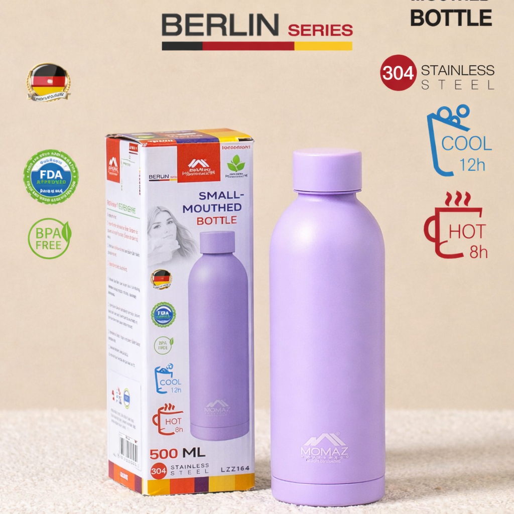 MOMAZ Berlin Series Mouthed Bottle – 500ML