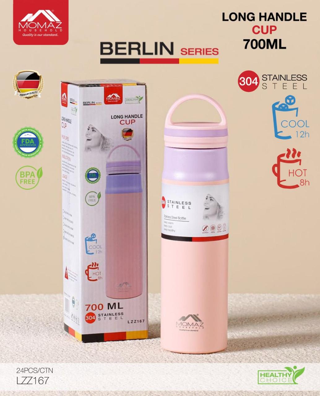 MOMAZ Berlin Series Long Handle Cup – 700ML