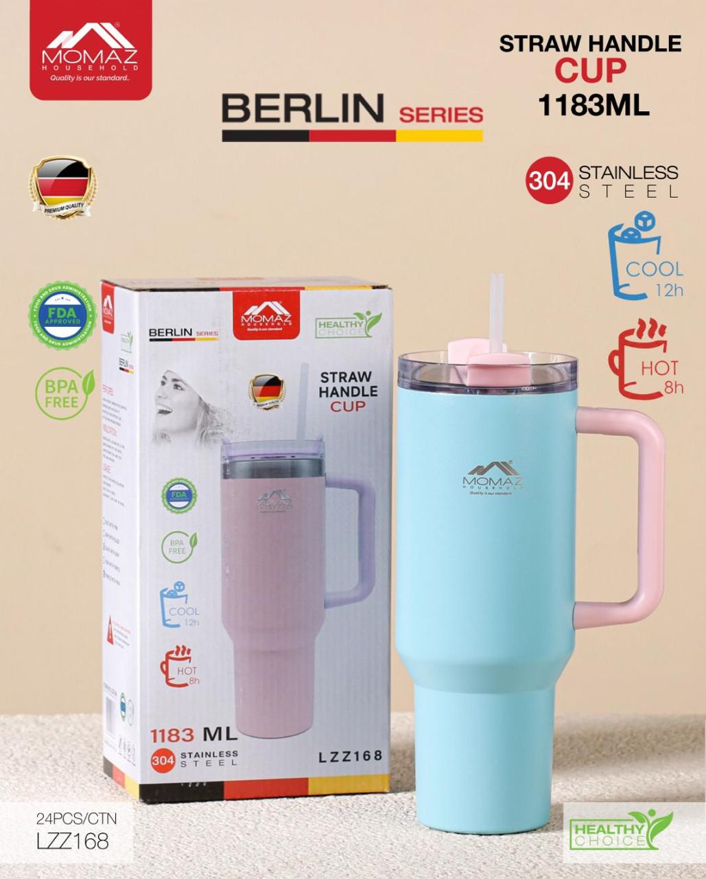 MOMAZ Berlin Series Straw Handle Cup – 1183ML