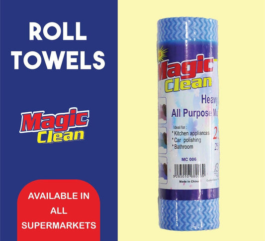 Magic Clean Roll Towels – Heavy Duty All Purpose (MC006)