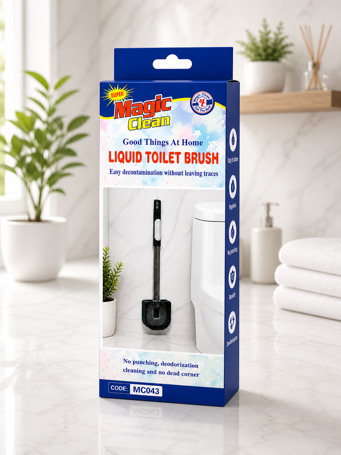 Magic Clean Liquid Toilet Brush – MC043