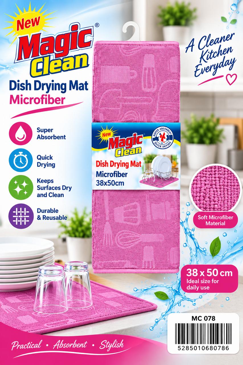 Magic Clean – Microfiber Dish Drying Mat