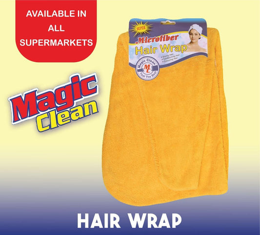 Magic Clean Microfiber Hair Wrap Towel