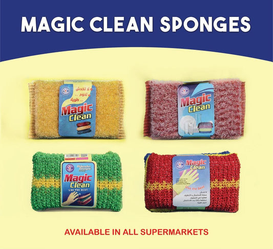 Magic Clean Scrubbing Sponges – Heavy Duty Cleaning Power