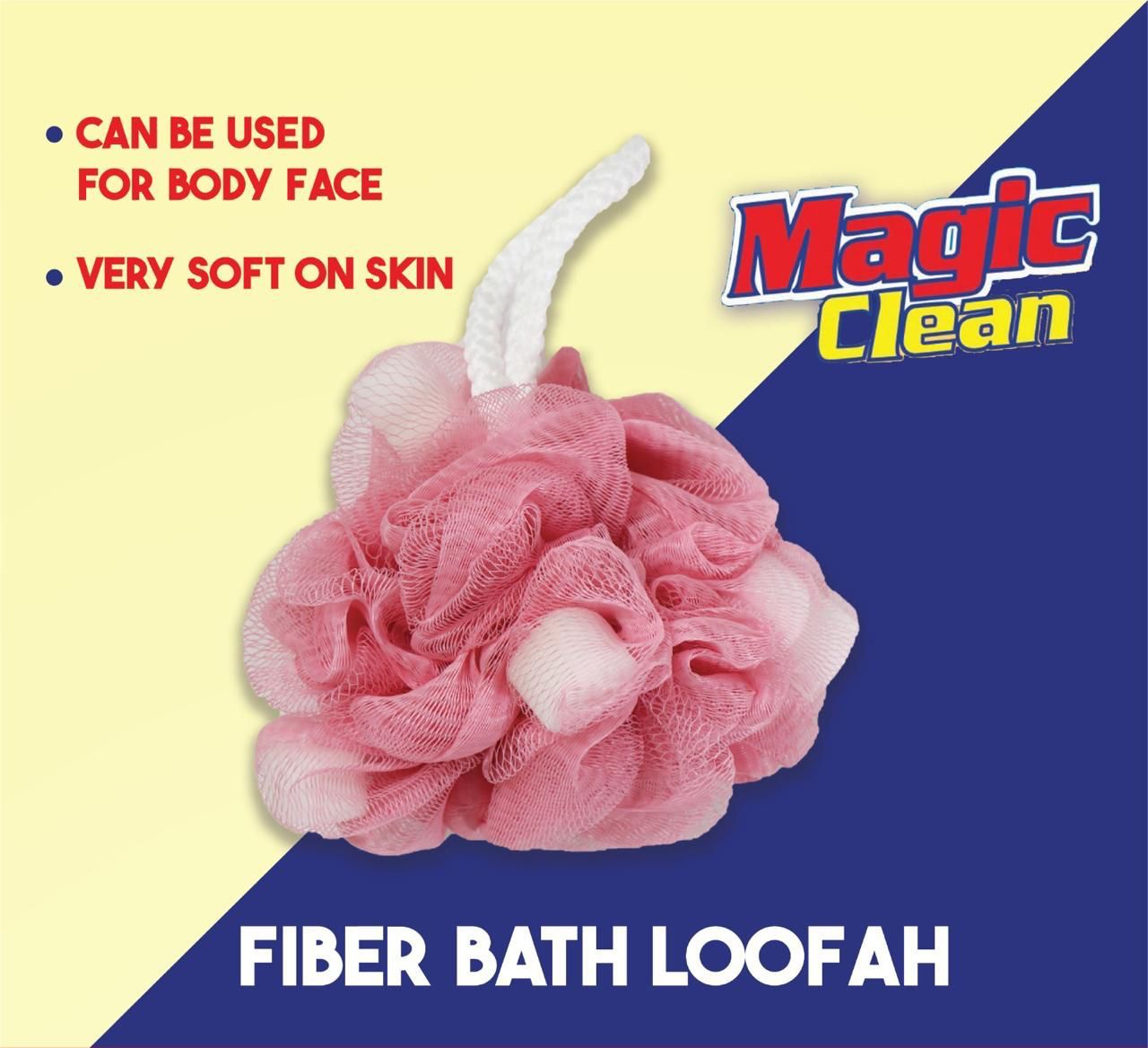 Magic Clean Fiber Bath Loofah – Soft & Gentle Skin Care