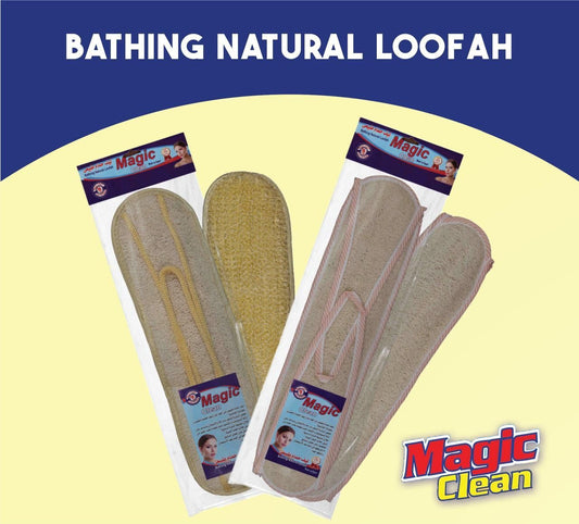 Magic Clean Bathing Natural Loofah – Deep Cleansing & Exfoliation