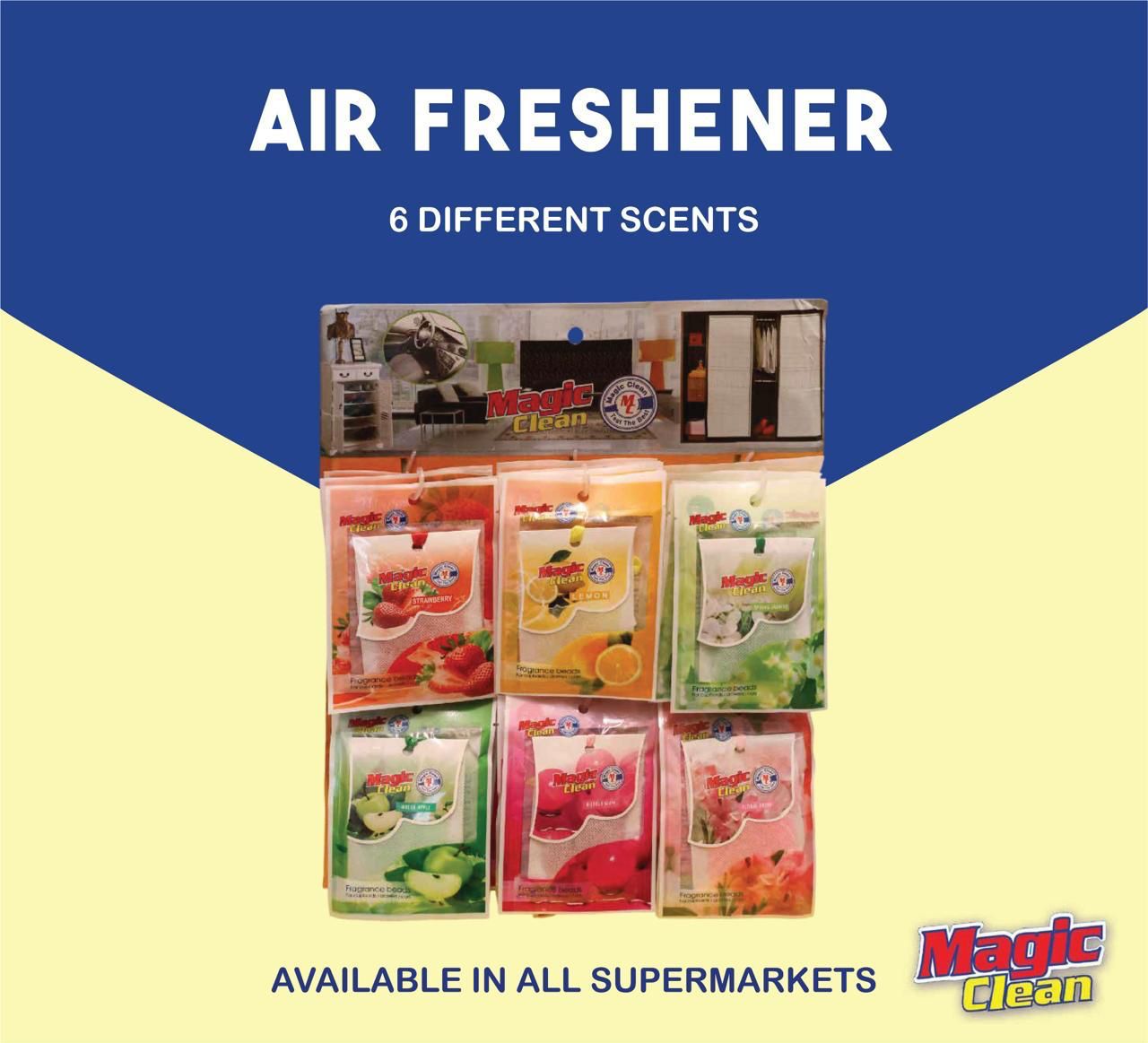 Magic Clean Air Freshener – 6 Different Scents