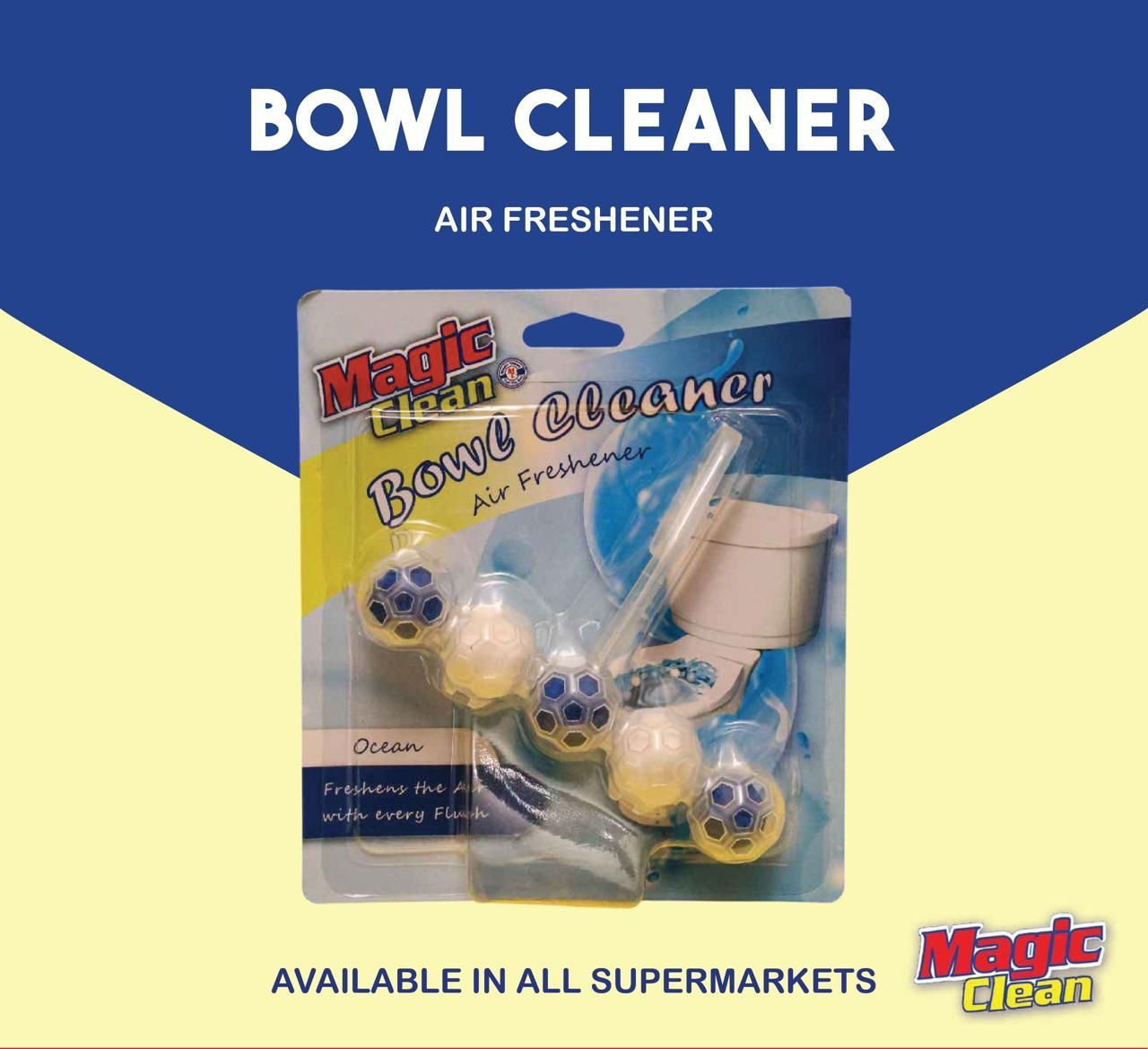 Magic Clean Bowl Cleaner Air Freshener – Ocean Scent