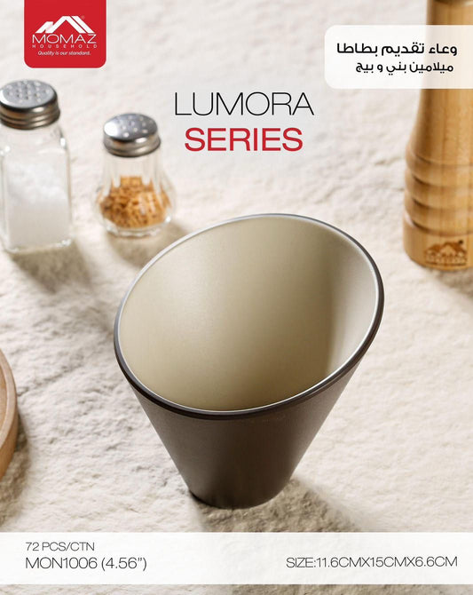 Momaz Lumora Melamine Snack Cup – Modern Serving Design (MON1006)