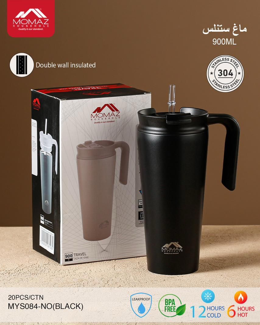MOMAZ Stainless Steel Mug – 900ML (Model: MYS084)