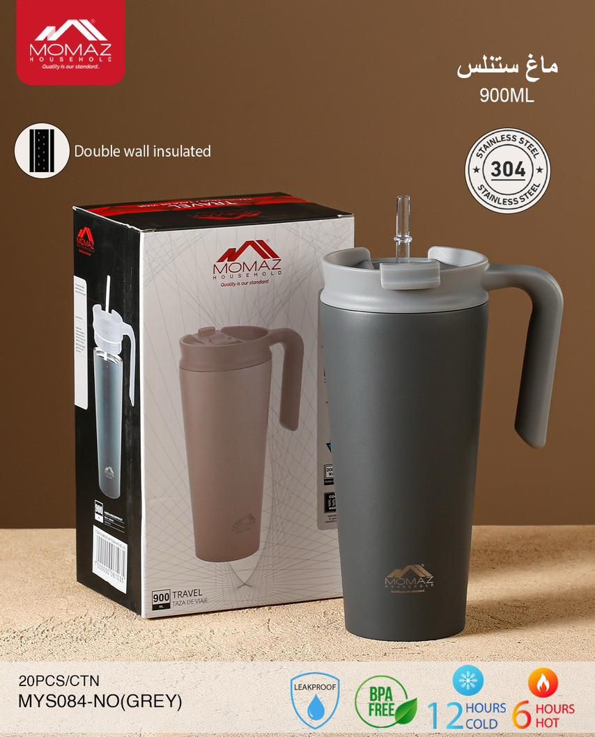 MOMAZ Stainless Steel Mug – 900ML (Model: MYS084)
