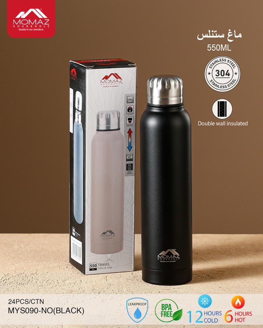 MOMAZ Stainless Steel Thermal Bottle – 550ML (Model: MYS090)