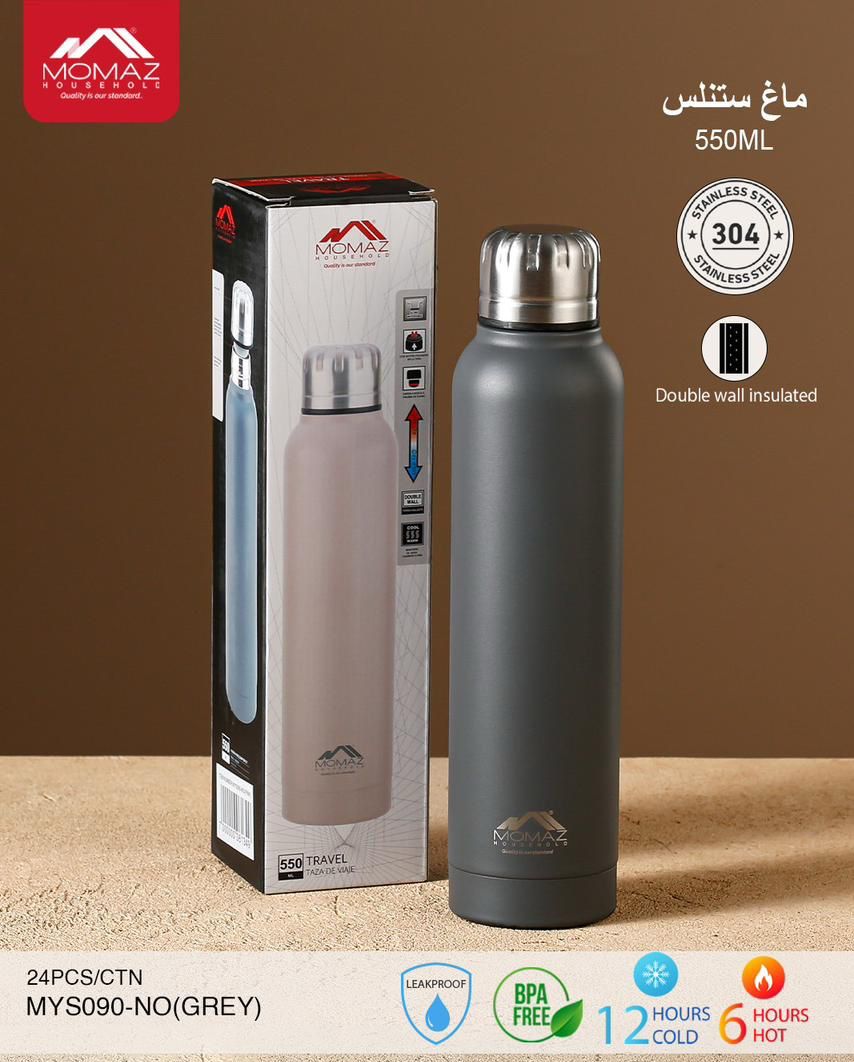 MOMAZ Stainless Steel Thermal Bottle – 550ML (Model: MYS090)