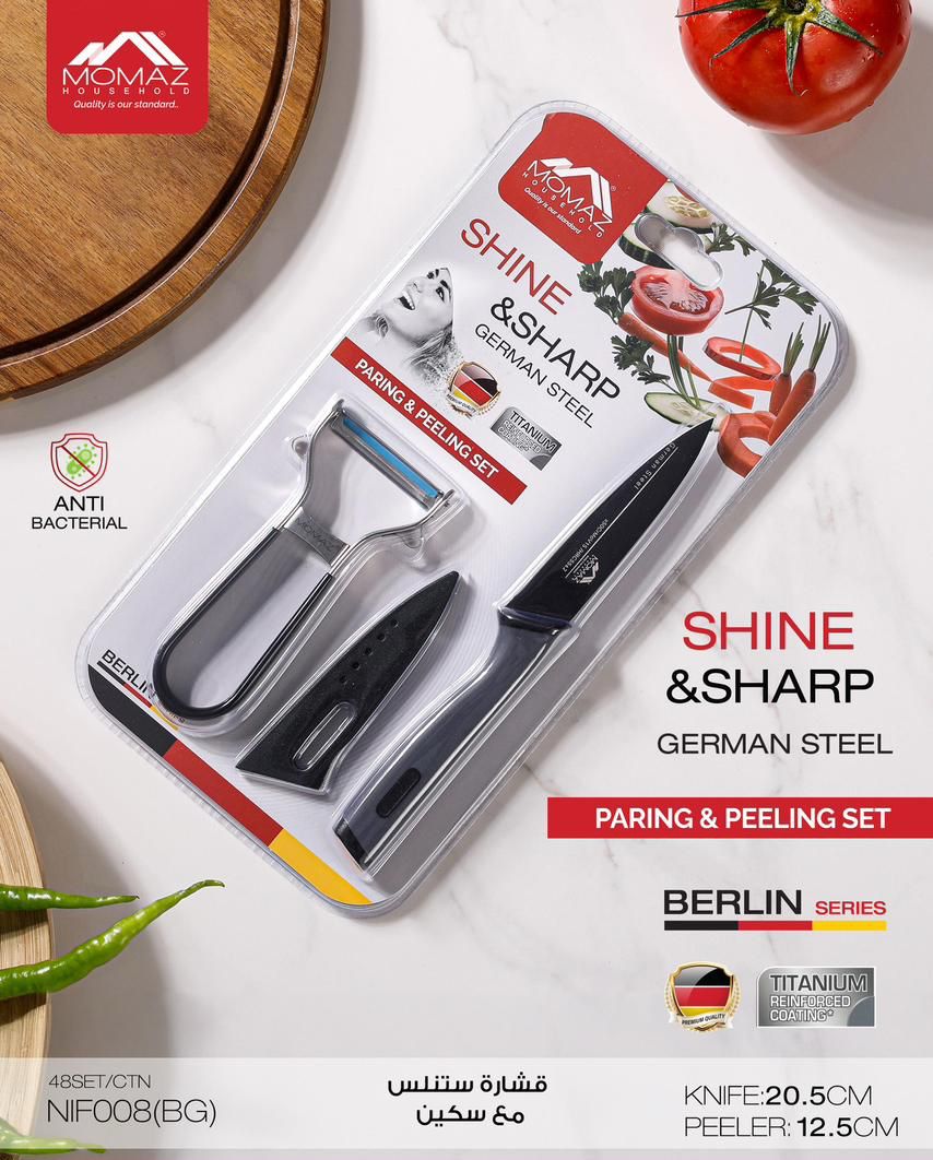 Momaz Berlin Series – Shine & Sharp Paring & Peeling Set