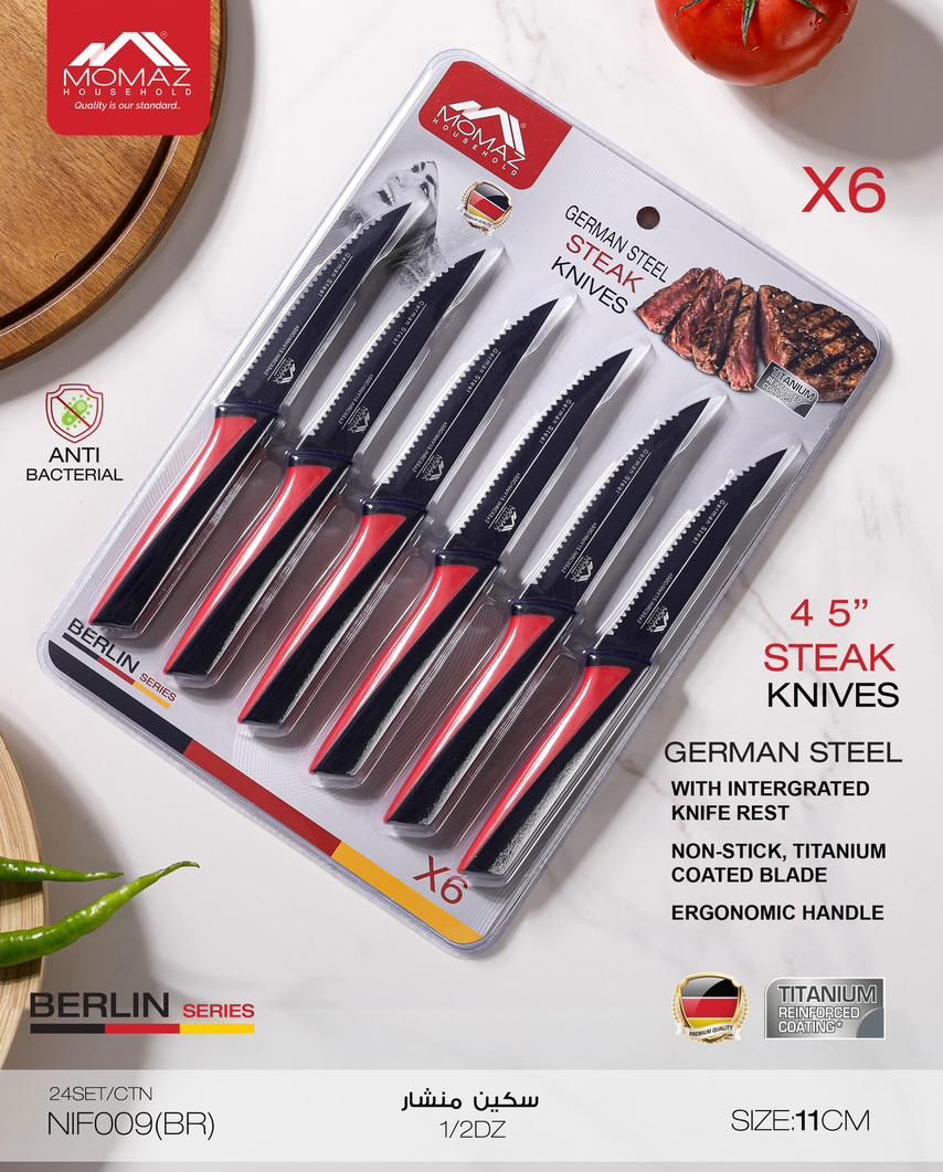 Momaz Fruit Knife 6-Pcs NIF009