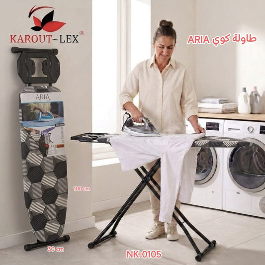 Karout-Lex ARIA Ironing Board – Geometric Design