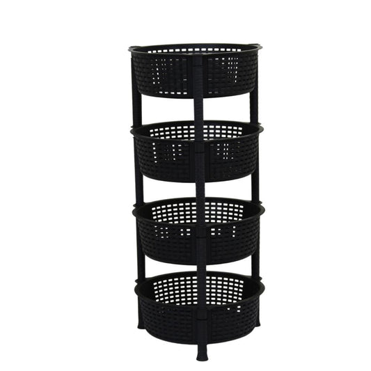 3M Plast Multi Color 4-Tier Storage Organizer