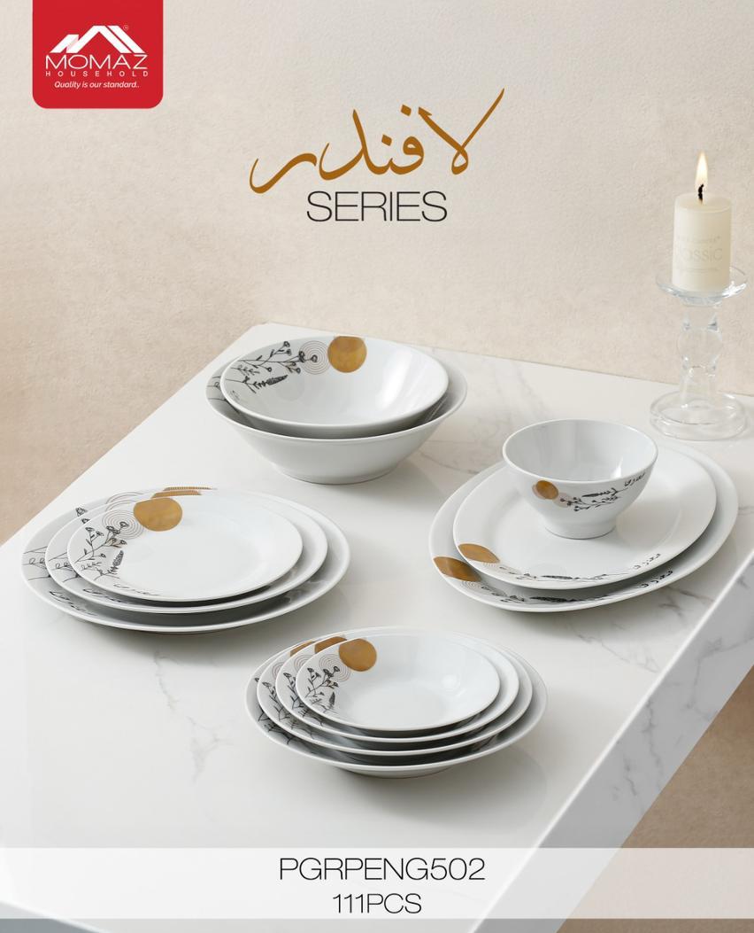 Momaz Lavender Series Dinner Set – 111 Pieces | PGRPENG502