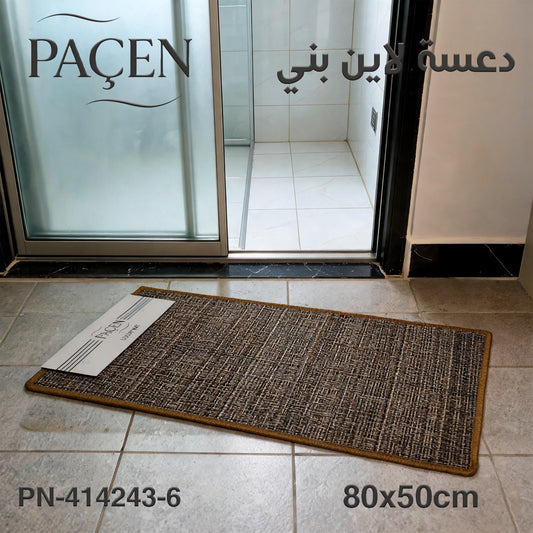 Paçen Linen Brown Mat