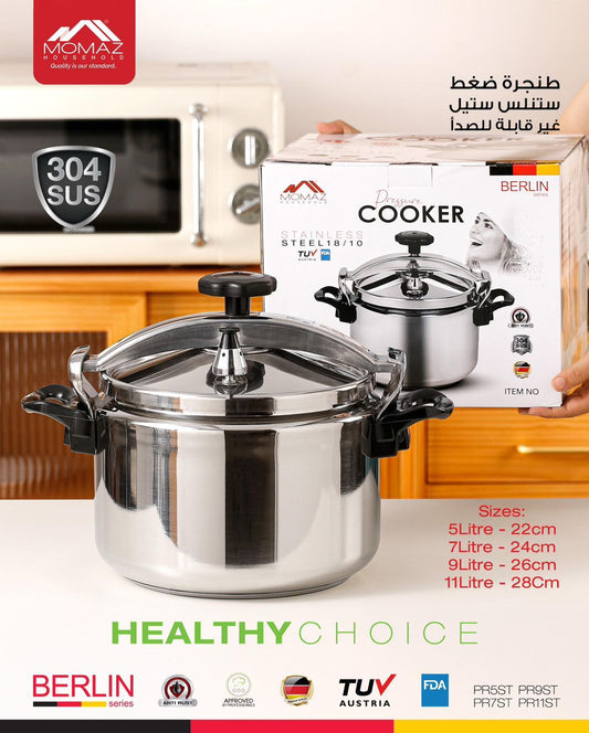 MOMAZ Berlin Series Stainless Steel Pressure Cooker