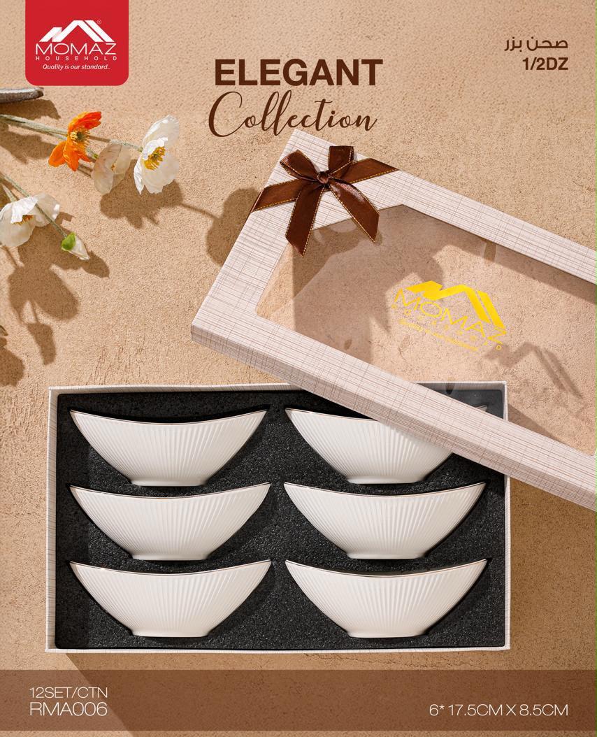 Momaz Elegant Collection Serving Bowl Set – 6 Pieces
