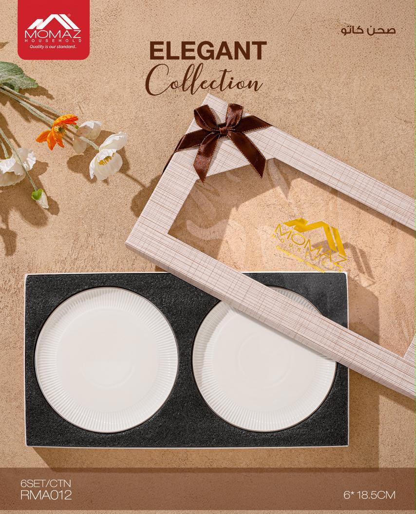 Momaz Elegant Collection Cake Plate Set