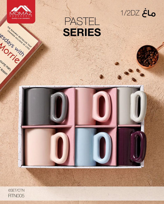 MOMAZ Pastel Mug Set (6 Pieces) – RTN005
