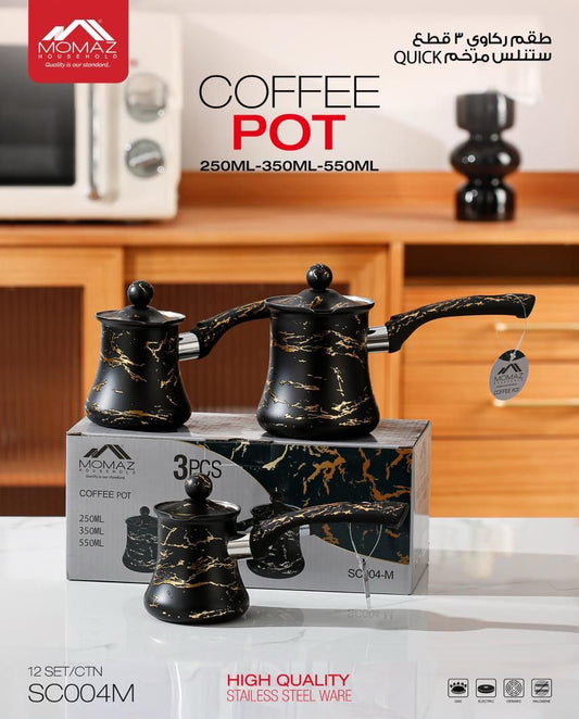 Momaz Coffee Pot Set – 3 PCS