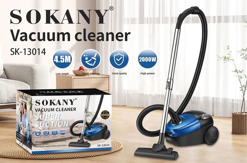 Sokany Vacuum Cleaner – 2000W Super Suction (SK-13014)