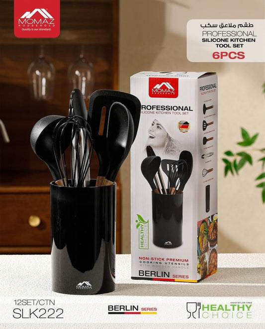 Momaz Berlin Series – Professional Silicone Kitchen Tool Set (6PCS) | SLK222
