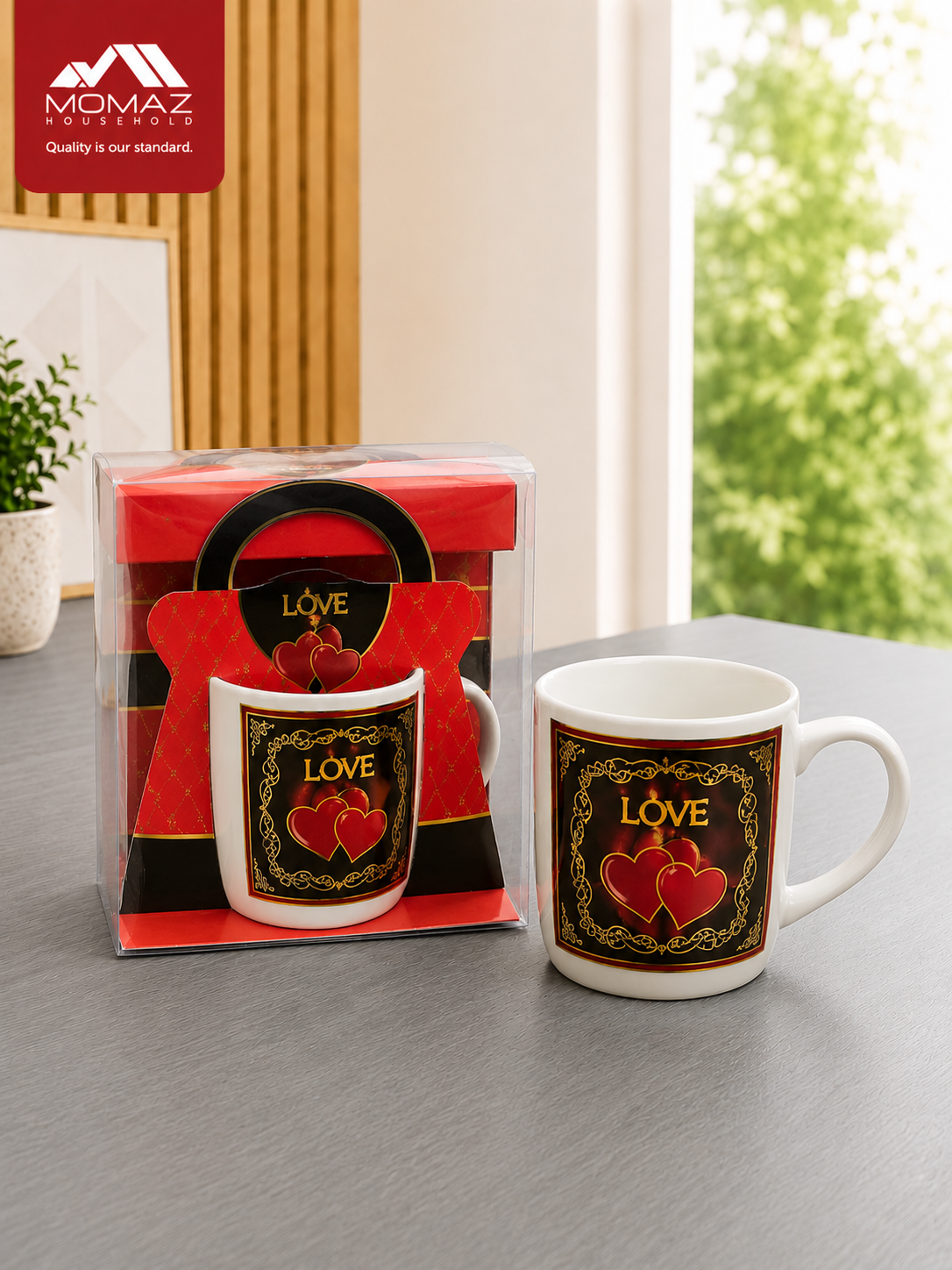Momaz Love Ceramic Mug Gift Set