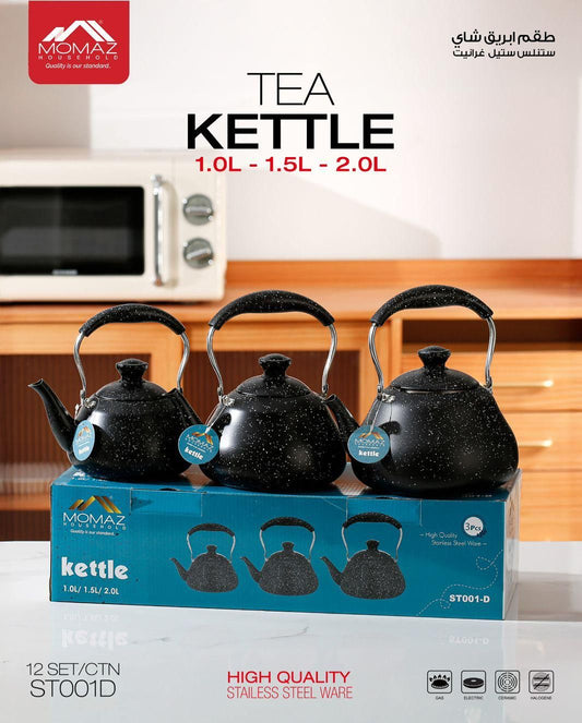 Momaz Tea Kettle Set – 3 Pcs