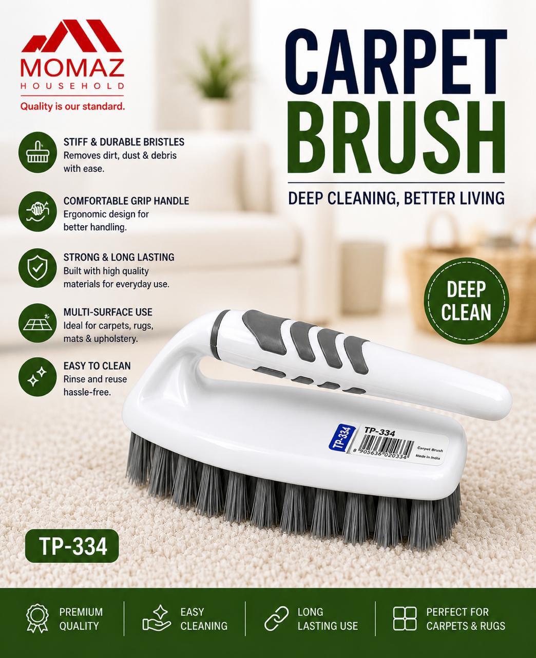 MOMAZ Carpet Brush – Deep Cleaning Tool (TP-334)