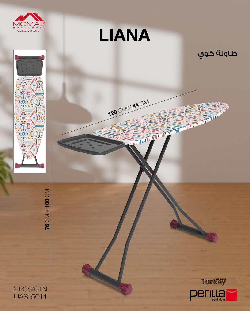 طاولة كي الملابس MOMAZ Liana – تصميم واسع ومريح للغاية
