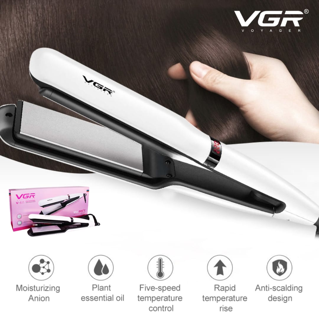 مكواة فرد الشعر الاحترافية VGR V-511