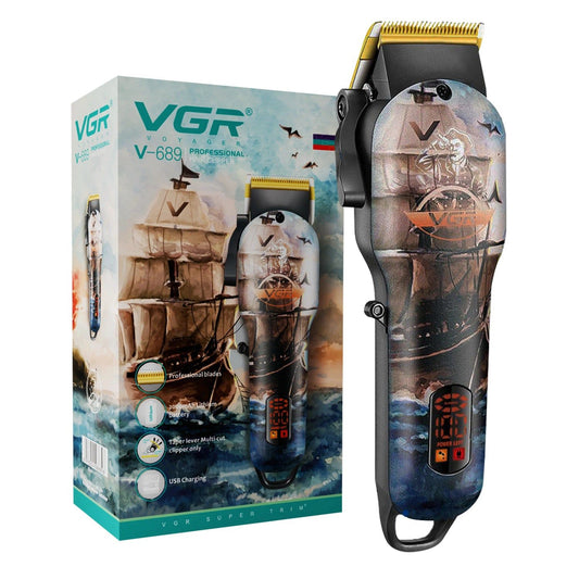 VGR V-689 Professional Hair Clipper – Digital Display