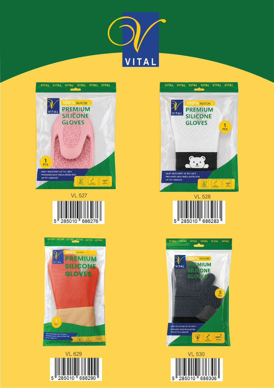 Vital Premium Silicone Gloves – Assorted Models