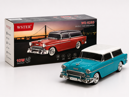 WSTER WS-628S Music Car Speaker – Classic Wagon Edition